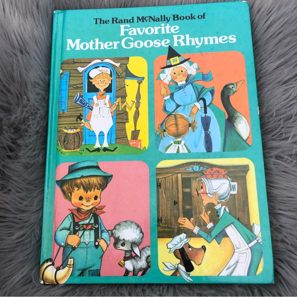 Vintage Rand Mc Nally Mother Goose book